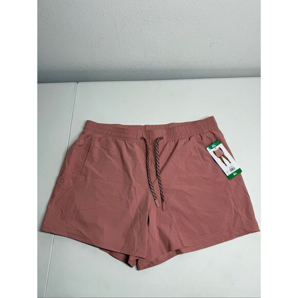NWT Pacific Trail Women's Athletic Shorts Front /Side Pockets Dust Pink Size XL - Picture 1 of 9